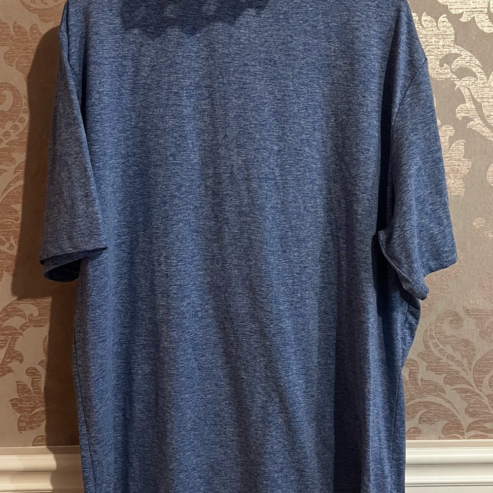 01. ALGO blue collar short sleeve shirt.40 - Picture 3 of 4
